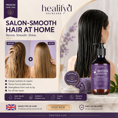 GSWP Botox Keratin Hair Mask – 100ml | Moisturizing & Anti-Frizz Treatment