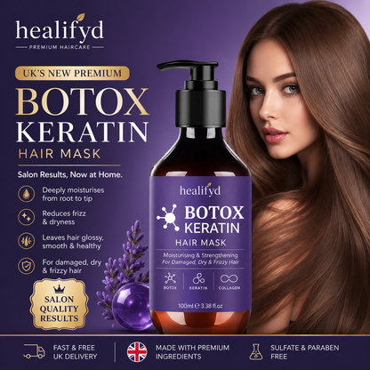 GSWP Botox Keratin Hair Mask – 100ml | Moisturizing & Anti-Frizz Treatment